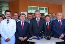 sağlık bakanı memişoğlu bayburt'ta sağlık çalışanlarıyla bir araya geldi