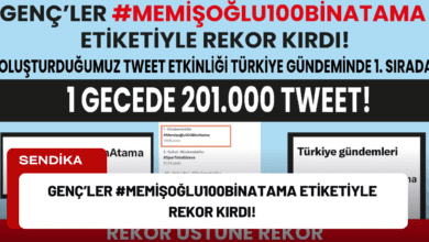 Genç’ler #Memişoğlu100BinAtama Etiketiyle Rekor Kırdı!