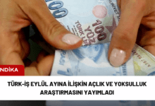 türk-i̇ş eylül ayına i̇lişkin açlık ve yoksulluk araştırmasını yayımladı