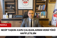 necip taşkın: kamu çalışanlarının vergi yükü hafifletilsin