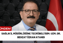 sağlık i̇l müdürlüğüne tecrübeli i̇sim: uzm. dr. behzat özkan atandı