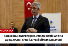 sağlık bakanı memişoğlu'ndan kritik atama açıklaması: kpss ile yeni dönem başlıyor!