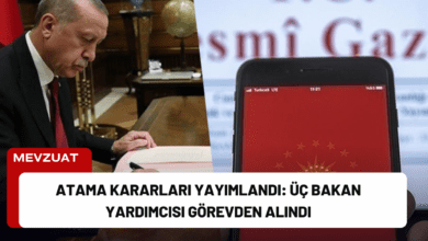 Atama Kararları Yayımlandı: Üç Bakan Yardımcısı Görevden Alındı