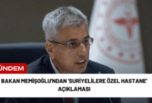 bakan memişoğlu'ndan 'suriyelilere özel hastane' açıklaması