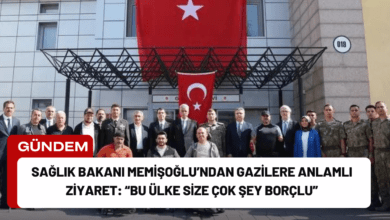 sağlık bakanı memişoğlu’ndan gazilere anlamlı ziyaret: “bu ülke size çok şey borçlu”