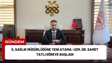 i̇l sağlık müdürlüğüne yeni atama: uzm. dr. samet tatlı göreve başladı