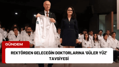 rektörden geleceğin doktorlarına 'güler yüz' tavsiyesi