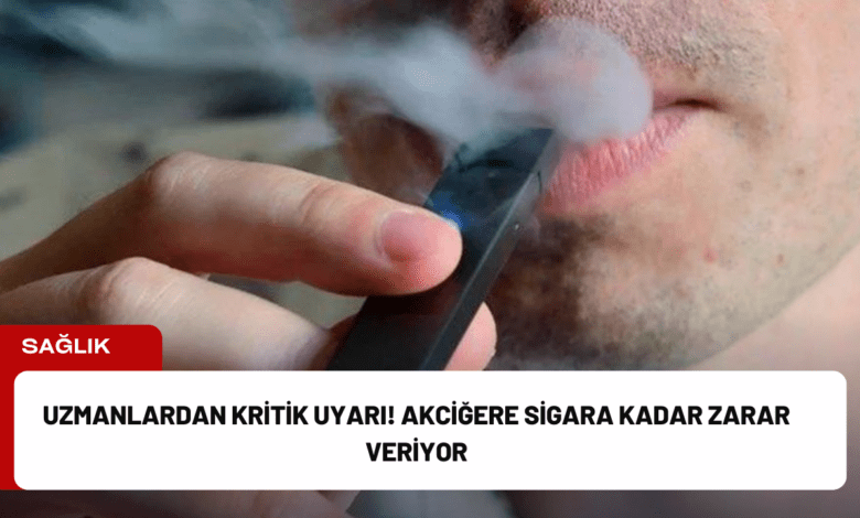 uzmanlardan kritik uyarı! akciğere sigara kadar zarar veriyor