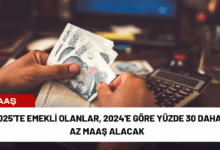 2025'te emekli olanlar, 2024'e göre yüzde 30 daha az maaş alacak