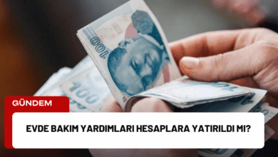 evde bakım yardımları hesaplara yatırıldı mı?