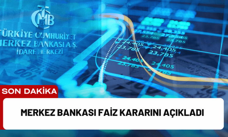 merkez bankası faiz kararını açıkladı