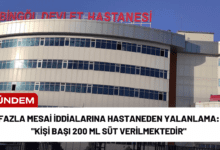 fazla mesai i̇ddialarına hastaneden yalanlama: "kişi başı 200 ml süt verilmektedir"