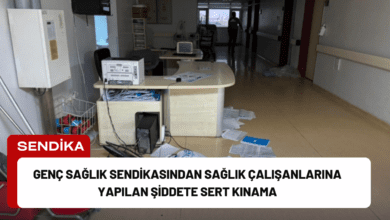 Genç Sağlık Sendikasından Sağlık Çalışanlarına Yapılan Şiddete Sert Kınama