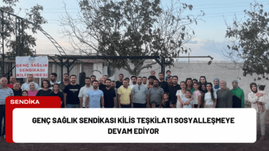 genç sağlık sendikası kilis teşkilatı sosyalleşmeye devam ediyor