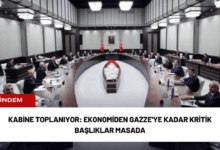 kabine toplanıyor: ekonomiden gazze'ye kadar kritik başlıklar masada