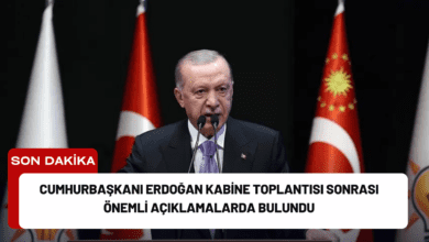 cumhurbaşkanı erdoğan kabine toplantısı sonrası önemli açıklamalarda bulundu