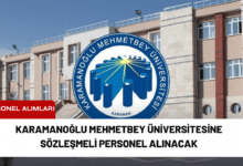 karamanoğlu mehmetbey üniversitesine sözleşmeli personel alınacak