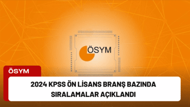 2024 kpss ön lisans branş bazında sıralamalar açıklandı