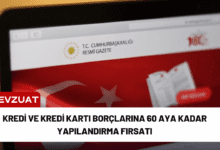 kredi ve kredi kartı borçlarına 60 aya kadar yapılandırma fırsatı