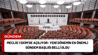 Meclis 1 Ekim’de Açılıyor: Yeni Dönemin En Önemli Gündem Başlığı Belli Oldu