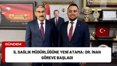 i̇l sağlık müdürlüğüne yeni atama: dr. i̇nan göreve başladı