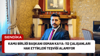 kamu birliği başkanı osman kaya: 112 çalışanları hak ettikleri teşviği alamıyor