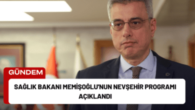 sağlık bakanı memişoğlu'nun nevşehir programı açıklandı