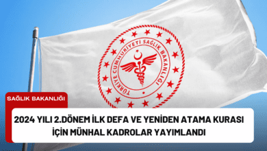 2024 yılı 2.dönem i̇lk defa ve yeniden atama kurası i̇çin münhal kadrolar yayımlandı