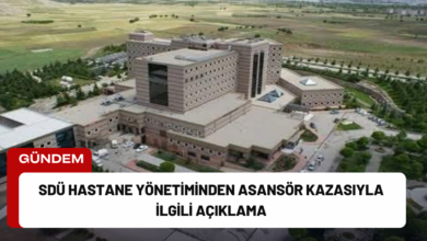 sdü hastane yönetiminden asansör kazasıyla i̇lgili açıklama