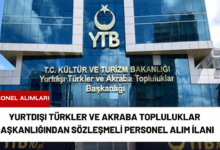 yurtdışı türkler ve akraba topluluklar başkanlığından sözleşmeli personel alım i̇lanı