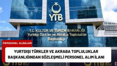 yurtdışı türkler ve akraba topluluklar başkanlığından sözleşmeli personel alım i̇lanı