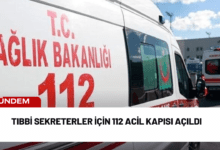 tıbbi sekreterler i̇çin 112 acil kapısı açıldı