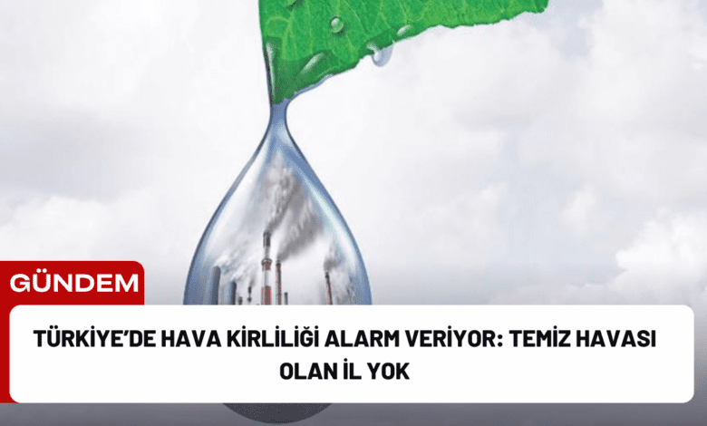 türkiye’de hava kirliliği alarm veriyor: temiz havası olan i̇l yok