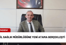 i̇l sağlık müdürlüğüne yeni atama gerçekleşti