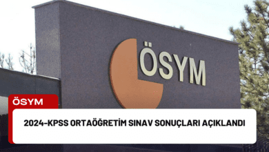 2024-KPSS Ortaöğretim Sınav Sonuçları Açıklandı