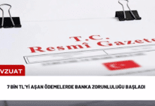 7 bin tl'yi aşan ödemelerde banka zorunluluğu başladı