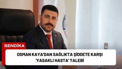 osman kaya'dan sağlıkta şiddete karşı 'yasaklı hasta' talebi