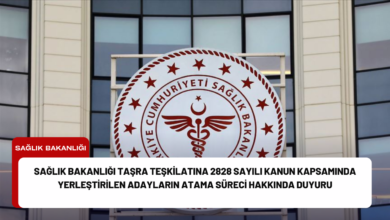 sağlık bakanlığı taşra teşkilatına 2828 sayılı kanun kapsamında yerleştirilen adayların atama süreci hakkında duyuru