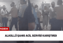 alkollü şahıs acil servisi karıştırdı