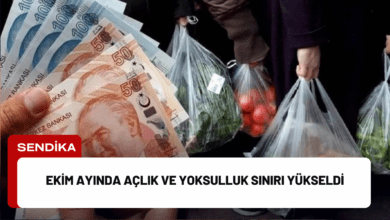 ekim ayında açlık ve yoksulluk sınırı yükseldi