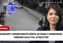 başhekim yardımcısını öldüren astsubay mahkemede: "gözümü kapattım, ateş ettim"