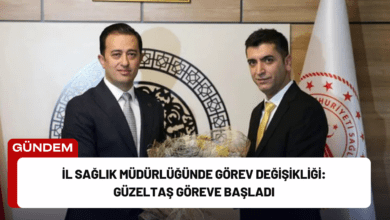 i̇l sağlık müdürlüğünde görev değişikliği: güzeltaş göreve başladı