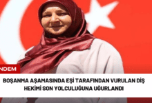 boşanma aşamasında eşi tarafından vurulan diş hekimi son yolculuğuna uğurlandı