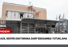 acil servis doktoruna darp i̇ddiasında tutuklama