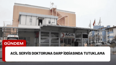 acil servis doktoruna darp i̇ddiasında tutuklama