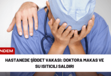 hastanede şiddet vakası: doktora makas ve su isıtıcılı saldırı