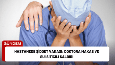 hastanede şiddet vakası: doktora makas ve su isıtıcılı saldırı