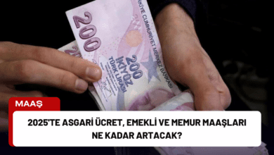 2025'te asgari ücret, emekli ve memur maaşları ne kadar artacak?