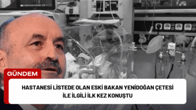 hastanesi listede olan eski bakan yenidoğan çetesi i̇le i̇lgili i̇lk kez konuştu