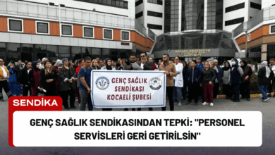 genç sağlık sendikasından tepki: "personel servisleri geri getirilsin"